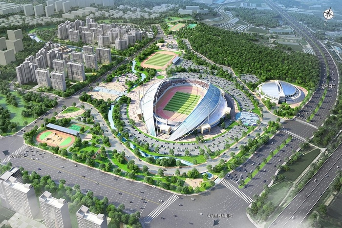 계룡, 대전 서남부 종합스포츠타운 체육시설 수주 초읽기